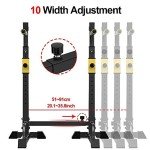 Adjustable Multi-Function Squat Rack for Home Gym