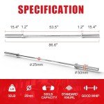 7 FT Olympic Barbell for Strength Training