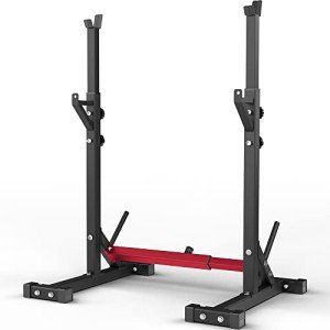 Holleyweb Adjustable Squat and Bench Press Rack