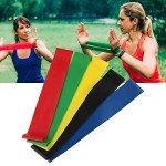 Yoga Resistance Bands Set - 5 Piece Variety