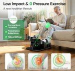 Under Desk Elliptical Machine with Remote Control