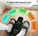 Under Desk Elliptical Machine with Remote Control