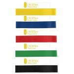 Yoga Resistance Bands Set - 5 Piece Variety