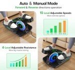 Under Desk Elliptical Machine with Remote Control