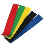 Yoga Resistance Bands Set - 5 Piece Variety