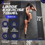 WERPOWER Large Extra Thick Exercise Mat - 6'x4