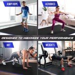 WERPOWER Large Extra Thick Exercise Mat - 6'x4