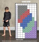 Kids' Full Sleeve Compression Rash Guards - Black