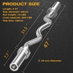 Olympic Curl Bar for Strength Training at Home