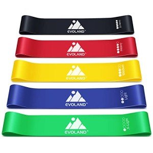 Set of 5 Resistance Bands for Strength Training