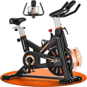 Indoor Cycling Exercise Bike with LCD Display