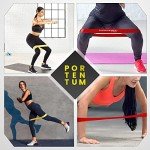 PORTENTUM Skin-Friendly Resistance Bands Set of 6