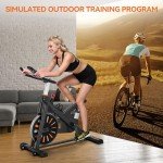 Indoor Cycling Exercise Bike with LCD Display