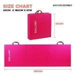 Tri-Folding Gymnastics Mat with Handles - 5cm Thick