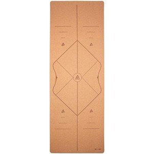 Secoroco Pro Cork Yoga Mat with Carry Strap
