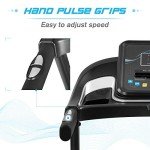 BTM Motorized Treadmill with Speakers and Incline