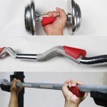 Barbell Bench Press Grips and Weightlifting Pads