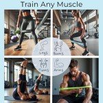 5-Level Resistance Bands Set with Carry Bag