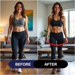 5-Level Resistance Bands Set with Carry Bag