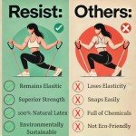 5-Level Resistance Bands Set with Carry Bag