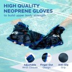 Water Dumbbell Set with Gloves for Pool Fitness