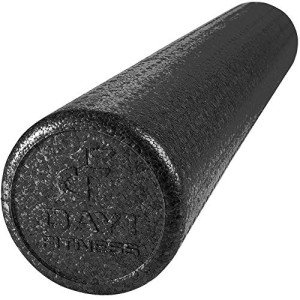 36" Black Muscle Foam Roller for Pain Relief