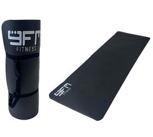 Non-Slip 15MM Yoga Mat with Carry Strap