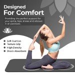 Non-Slip 15MM Yoga Mat with Carry Strap