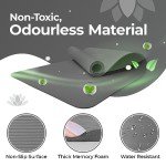 Non-Slip 15MM Yoga Mat with Carry Strap
