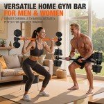 Dumbbell to Barbell Converter for Home Workouts