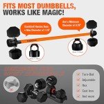 Dumbbell to Barbell Converter for Home Workouts