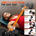 Dumbbell to Barbell Converter for Home Workouts