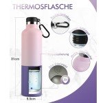 FEIJIAN Insulated Stainless Steel Sports Water Bottle