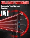 Adjustable Weight Bench Set with Barbell and Rack