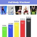 5-Piece Elastic Resistance Bands Set for Strength Training
