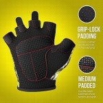 Sugar Skull Women's Workout Gloves - Pink & Yellow