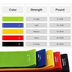 XYvee Set of 5 Resistance Bands for Home Workouts