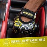 Sugar Skull Women's Workout Gloves - Pink & Yellow