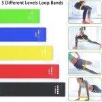 5-Piece Elastic Resistance Bands Set for Strength Training