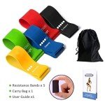 XYvee Set of 5 Resistance Bands for Home Workouts