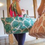 Large Green Yoga Mat Bag with Full Zip