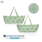 Large Green Yoga Mat Bag with Full Zip