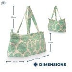 Large Green Yoga Mat Bag with Full Zip