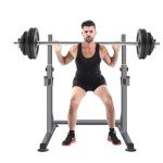Adjustable Multi-Function Squat Rack for Home Gym