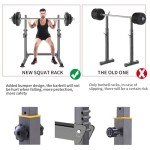Adjustable Multi-Function Squat Rack for Home Gym