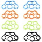8-Piece Adjustable Finger Resistance Band Set