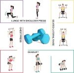 Balelinko 5LB Free Weights for Home Workouts