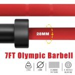 Huisheng 7ft Olympic Barbell for Home Gym Workouts