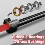 Huisheng 7ft Olympic Barbell for Home Gym Workouts