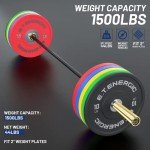 E.T. Energic 7ft Olympic Barbell - 1500LB Capacity